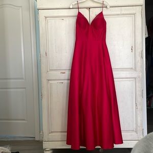 Red prom dress